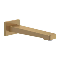 Pipă de umplere pentru cadă Villeroy&Boch, Architectura Square, 21 cm, brushed gold
